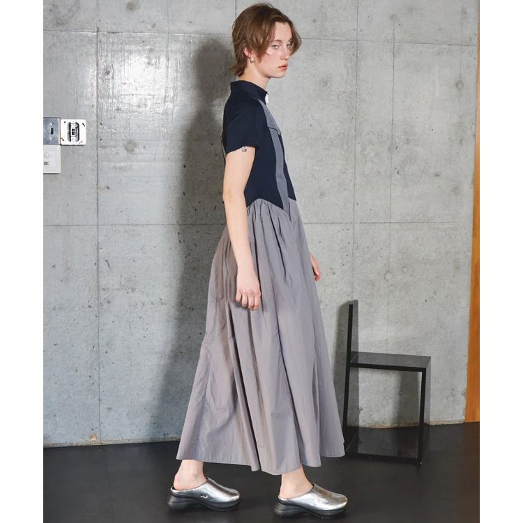 【残り一点】Zip Up Volume Dress