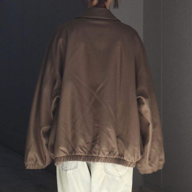 【残りわずか】Melton Oversized Zip Jacket