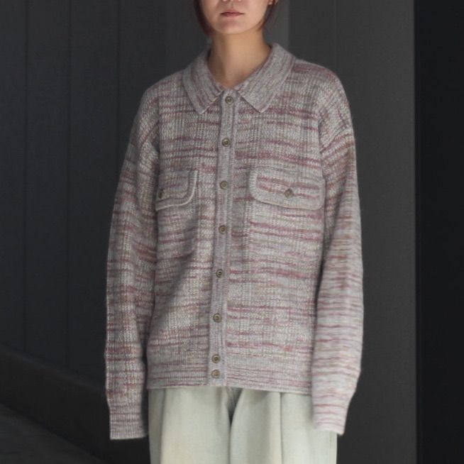 【残り一点】Rib Pattern Knit Jacket