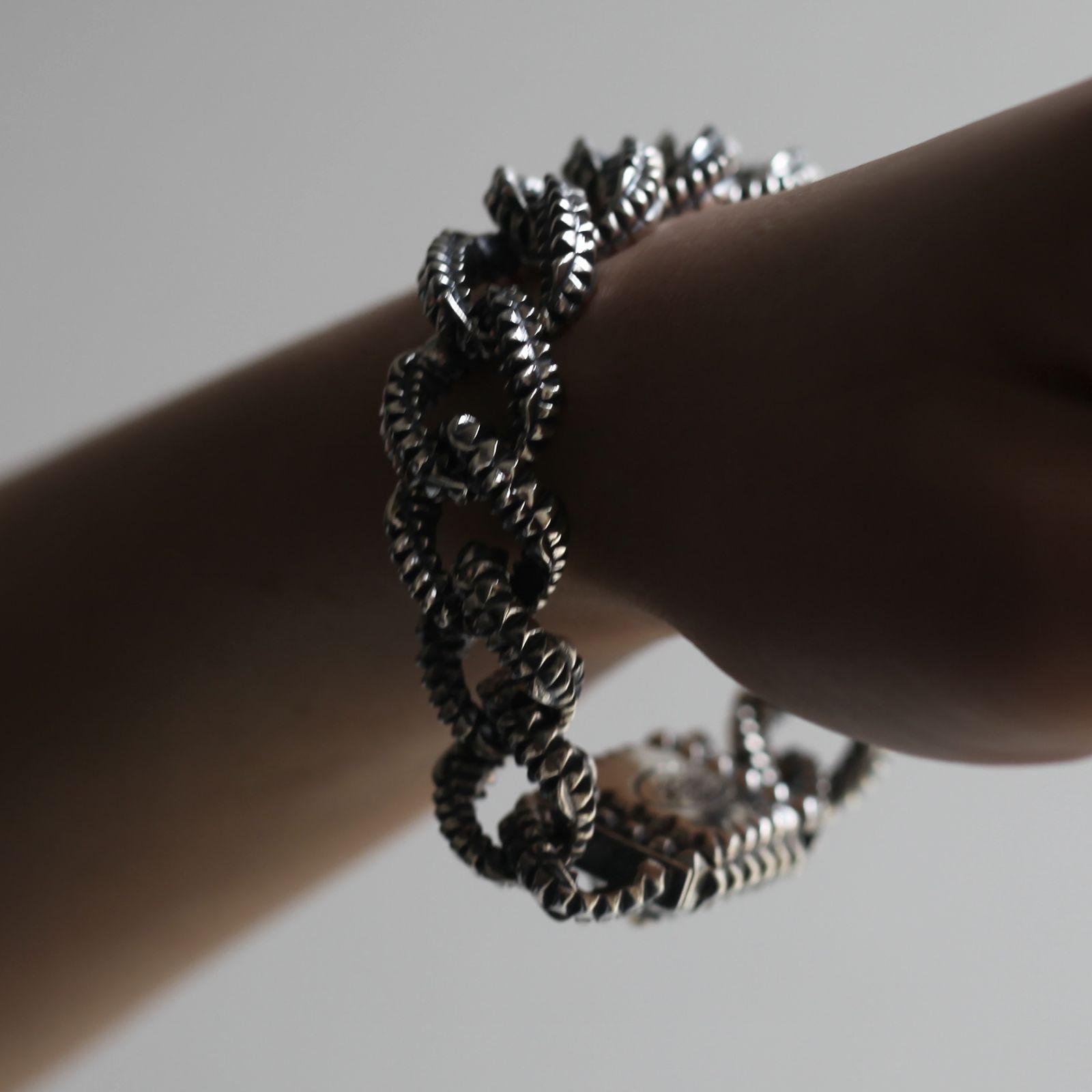 【お取り寄せ注文可能】Cuban Chain Bracelet(SILVER×GOLD)