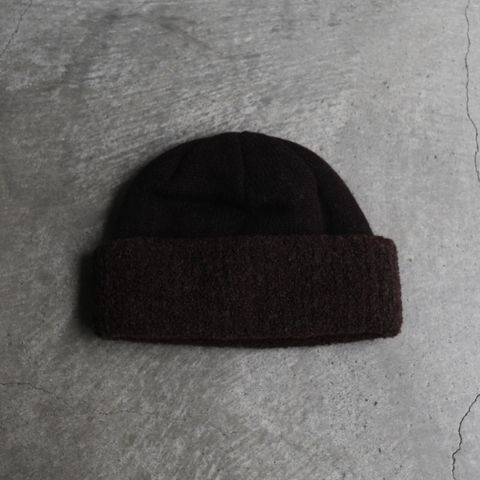 【残りわずか】WO/AL Knit Cap(D.BROWN)