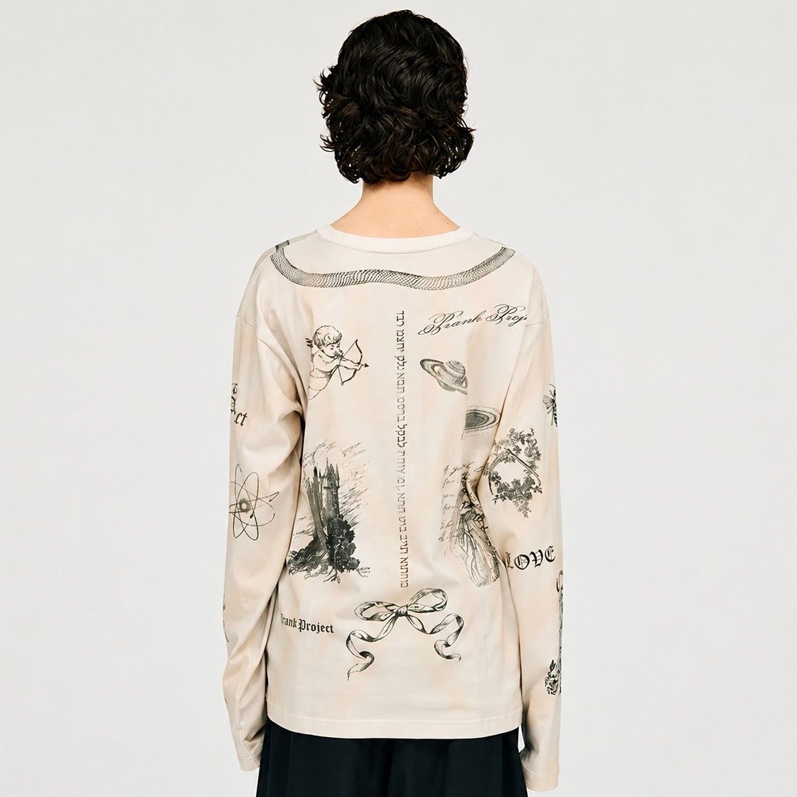 【残り一点】Tatoo Printed Long Sleeve Tee