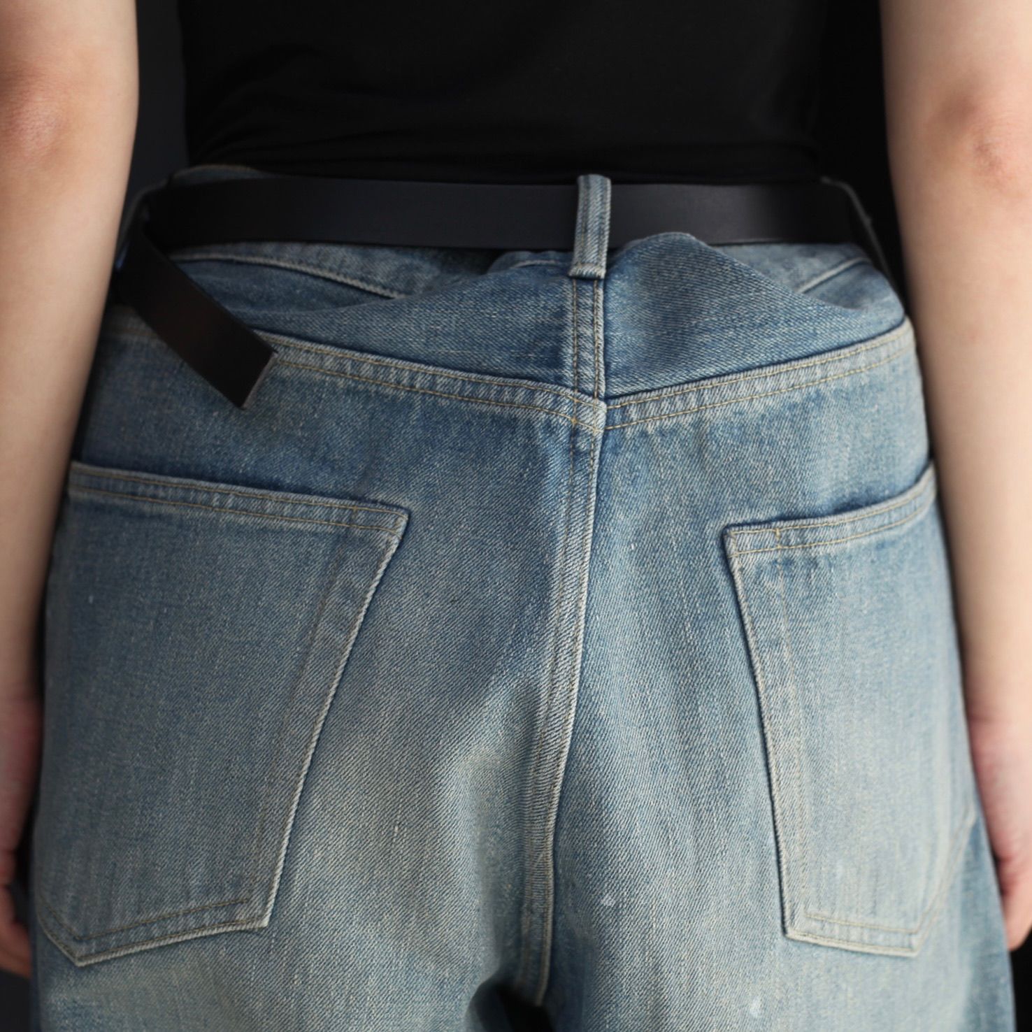 【残り一点】5pocket Straight Pants(USED FADE)