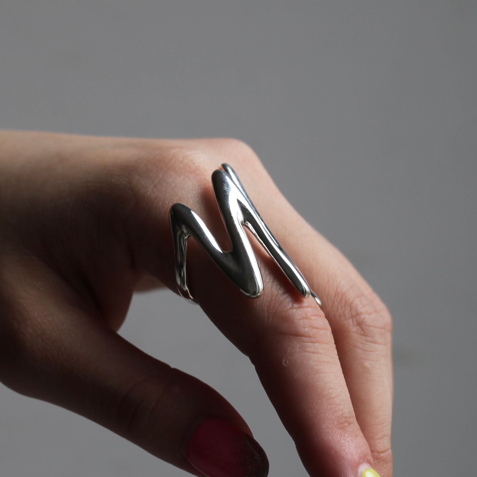 【残り一点】Scribble Ring(WHITE)