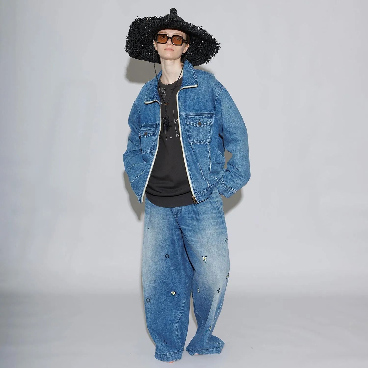 【残り一点】12.5OZデニムブルゾン(USED)