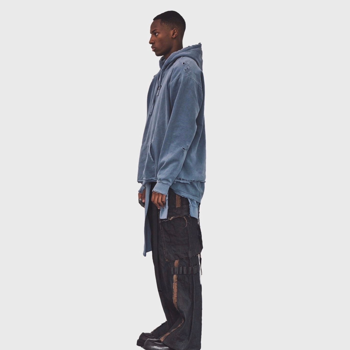 【残り一点】Inactive Hoodie With Repaired