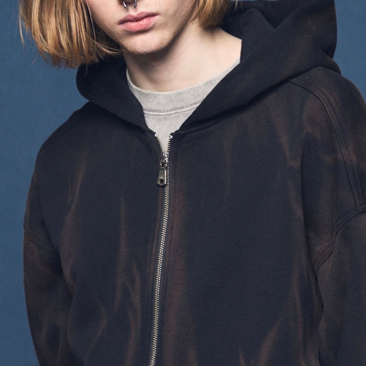 【残り一点】Sun-fade Prime-Over Sweat Zip Hoodie