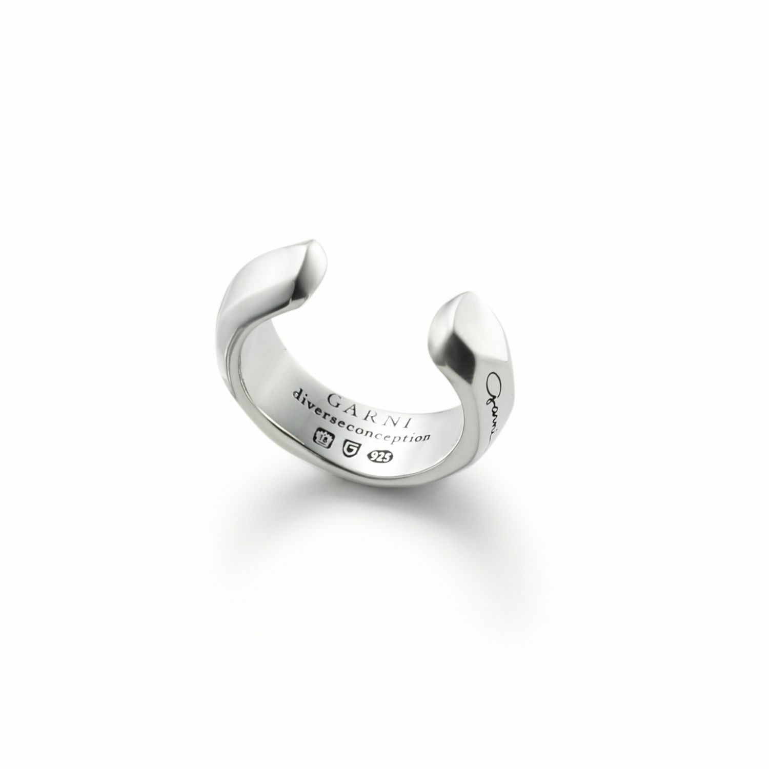 GARNI - 【残り一点】Crockery Ring Ear Cuff_L(SILVER) | ACRMTSM 