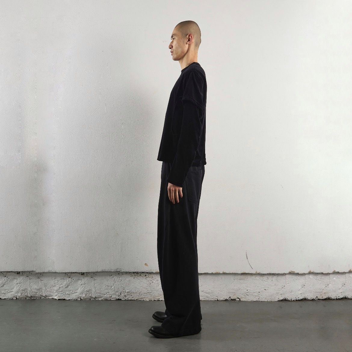 【残りわずか】Velour Double Layer Long Sleeve T-shirt