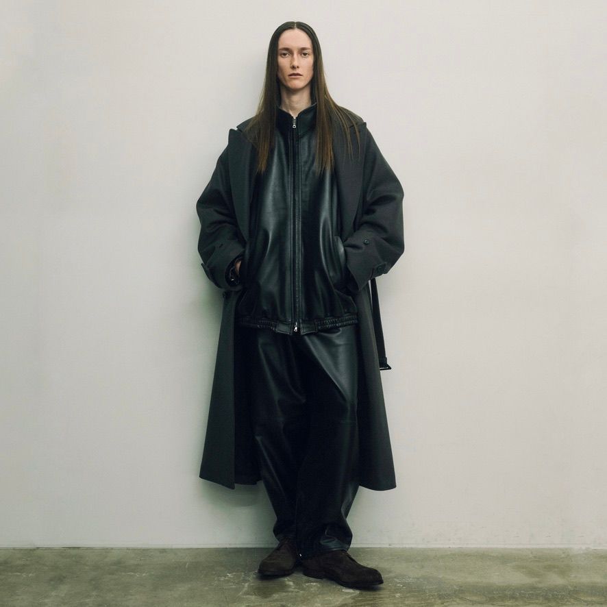 【残りわずか】Oversized Peak Lapel Coat(WOOL/CASHMERE)