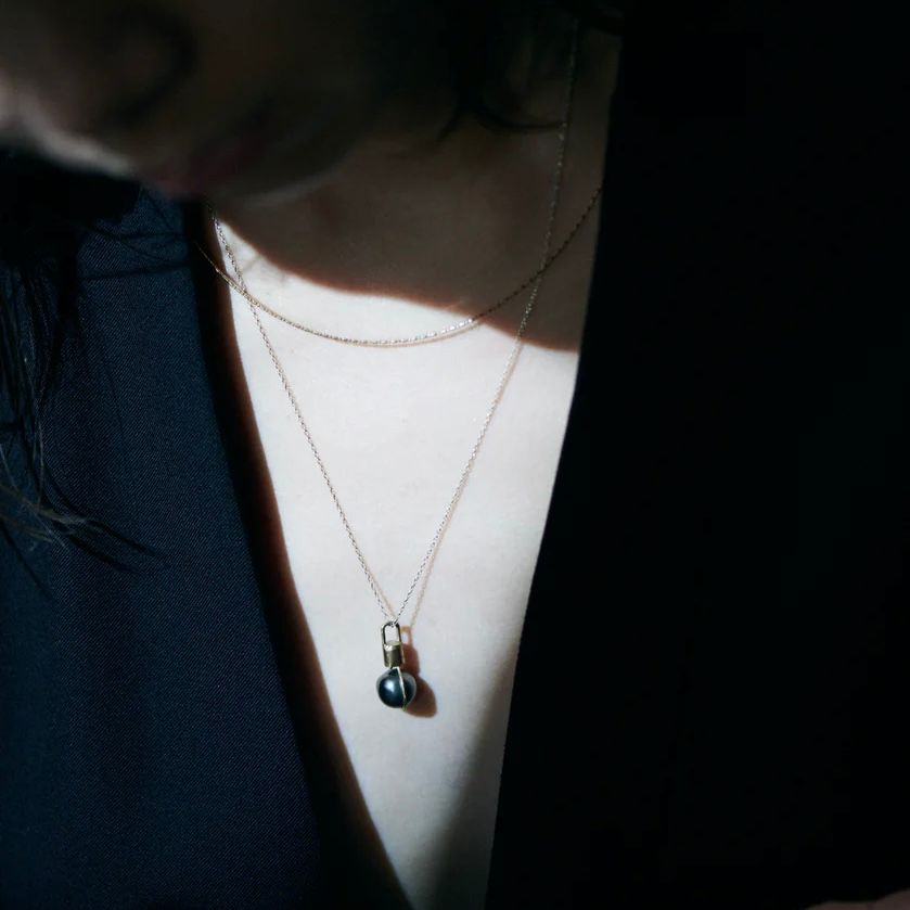 【お取り寄せ注文可能】Black South Sea Pearl Necklace
