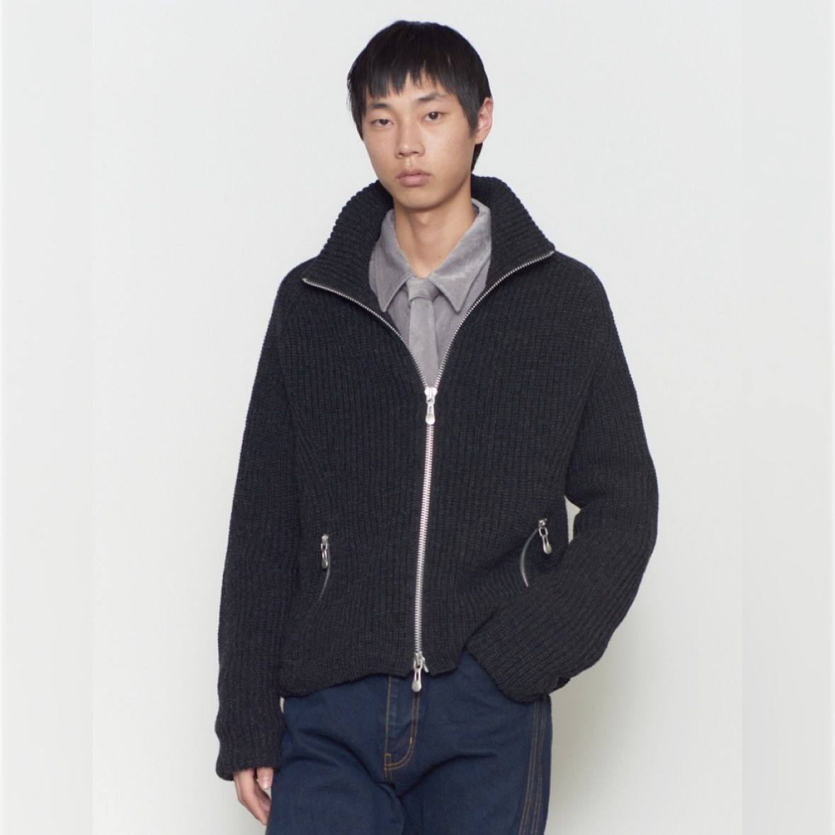 【残り一点】Drivers Zip Up Sweater