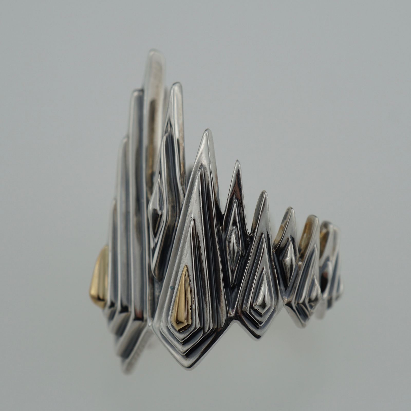 【お取り寄せ注文可能】Ice Blaze Ring(SILVER×GOLD)