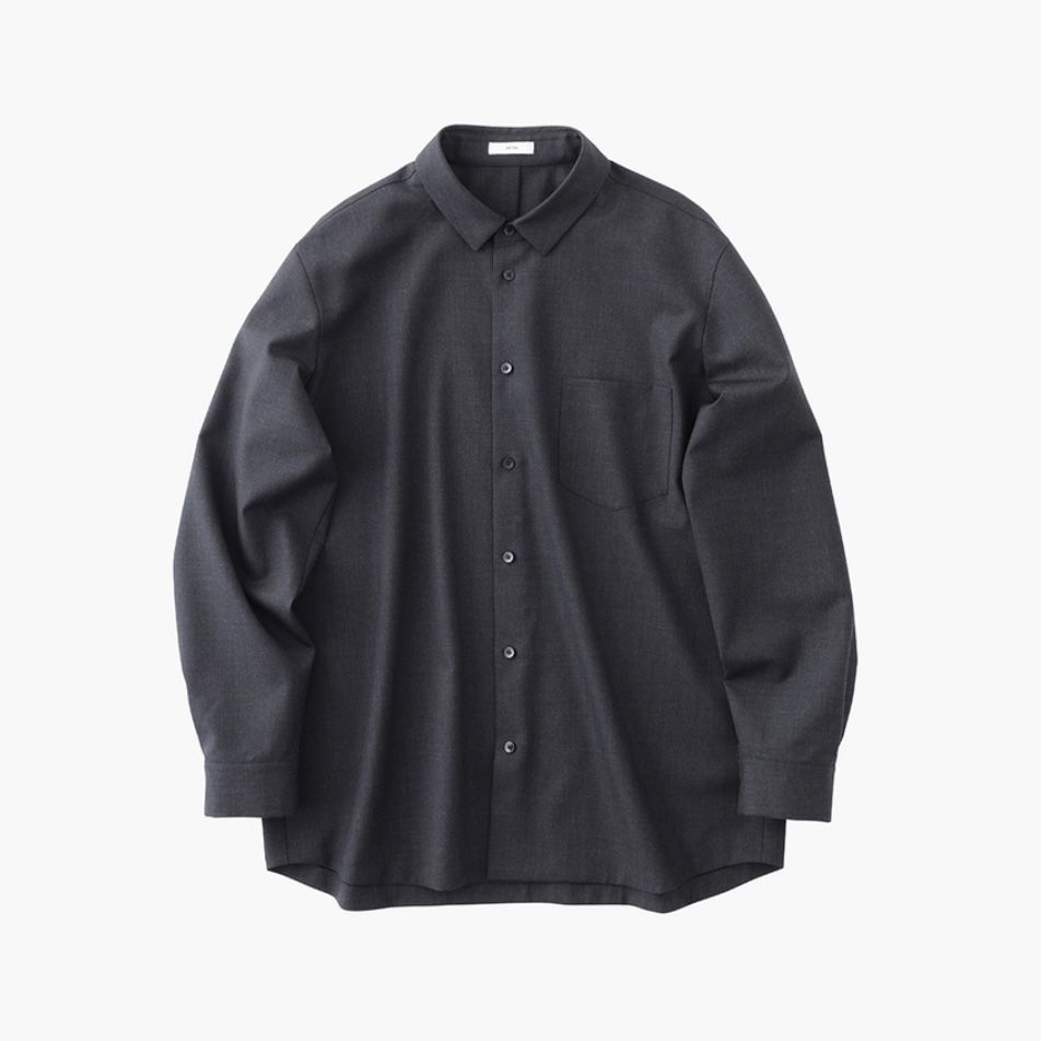 【残り一点】Wool Tropical Standard Shirt - 02 (MEN_S)