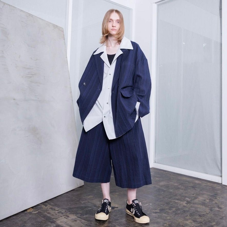 【残り一点】ワイドイージーショーツ(LINEN/COTTON)