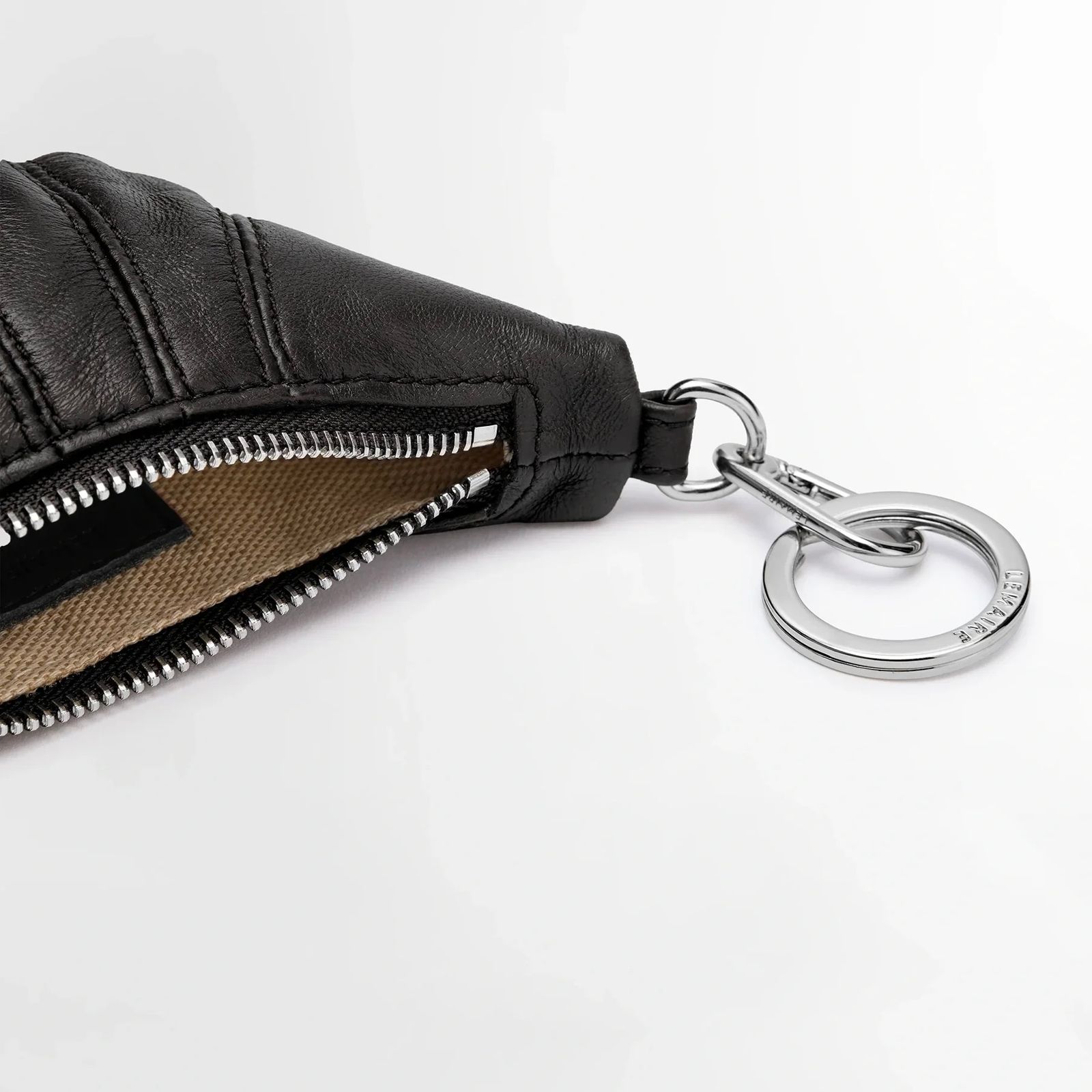 【残り一点】Mini Croissant Keyring(NAPPA LEATHER)