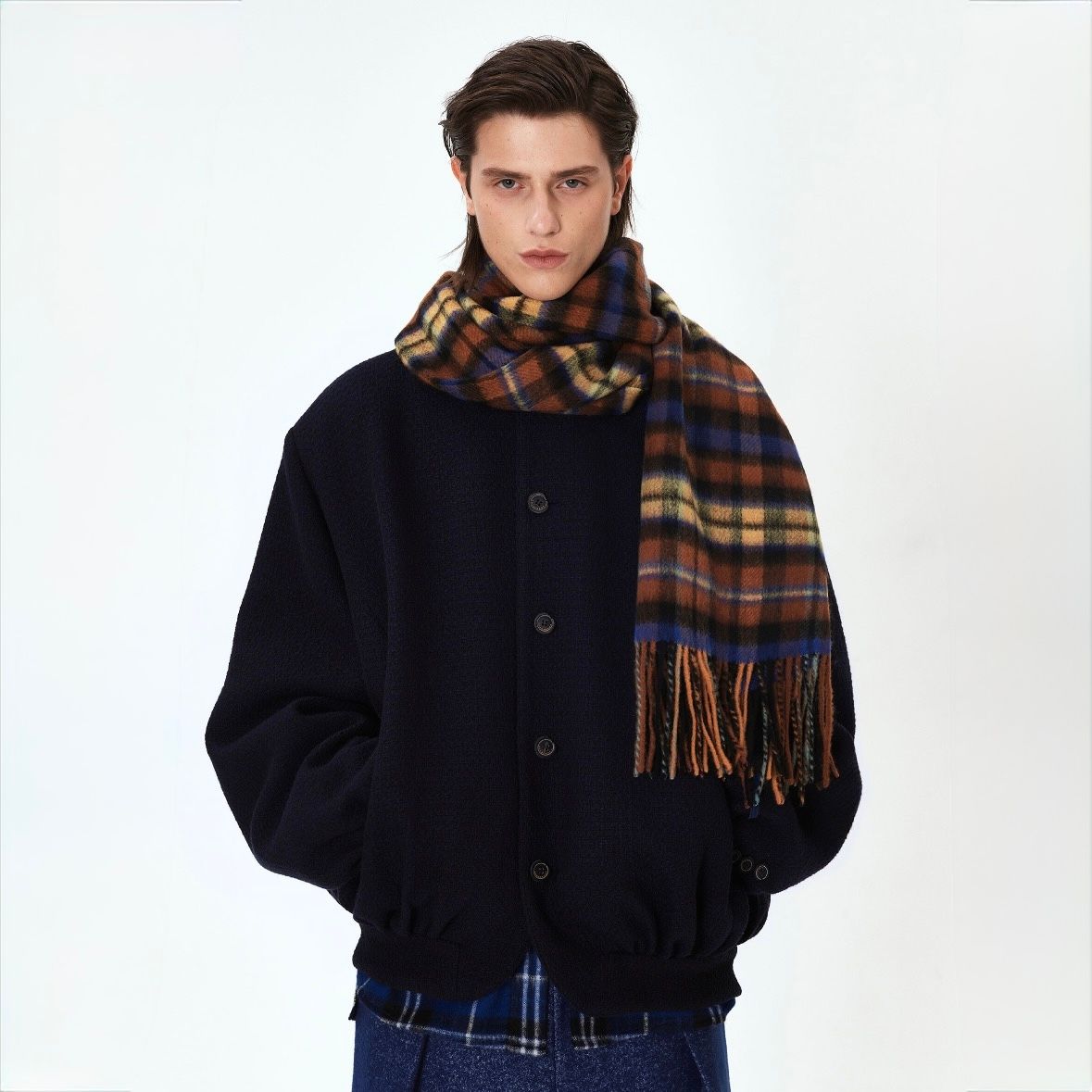 【残り一点】Revint Plaid Muffler