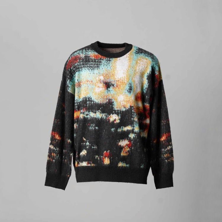 【残り一点】Contemporaryart Jacquard Shaggy Knit L/S