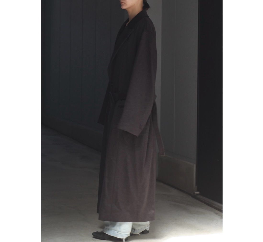 【残り一点】Oversized Maxi Length Peak Lapel Coat(CASHMERE)