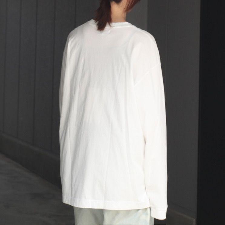 【残り一点】36G Low Twist Garment Dye L/S Tee