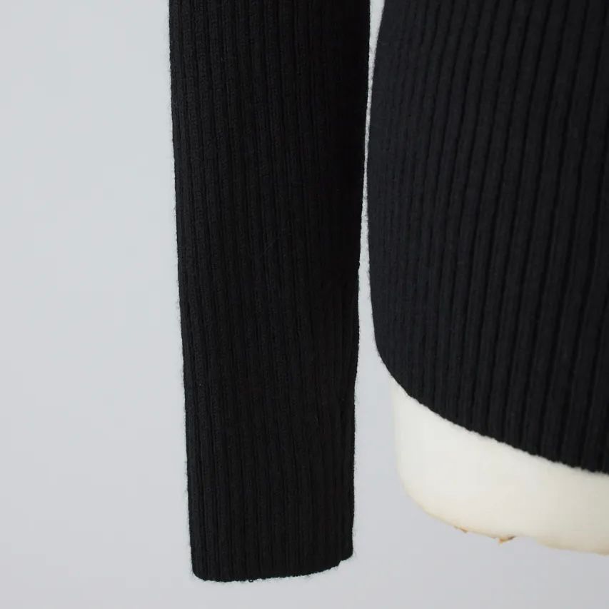 【残り一点】Back Shoulder Rib Knit Tops