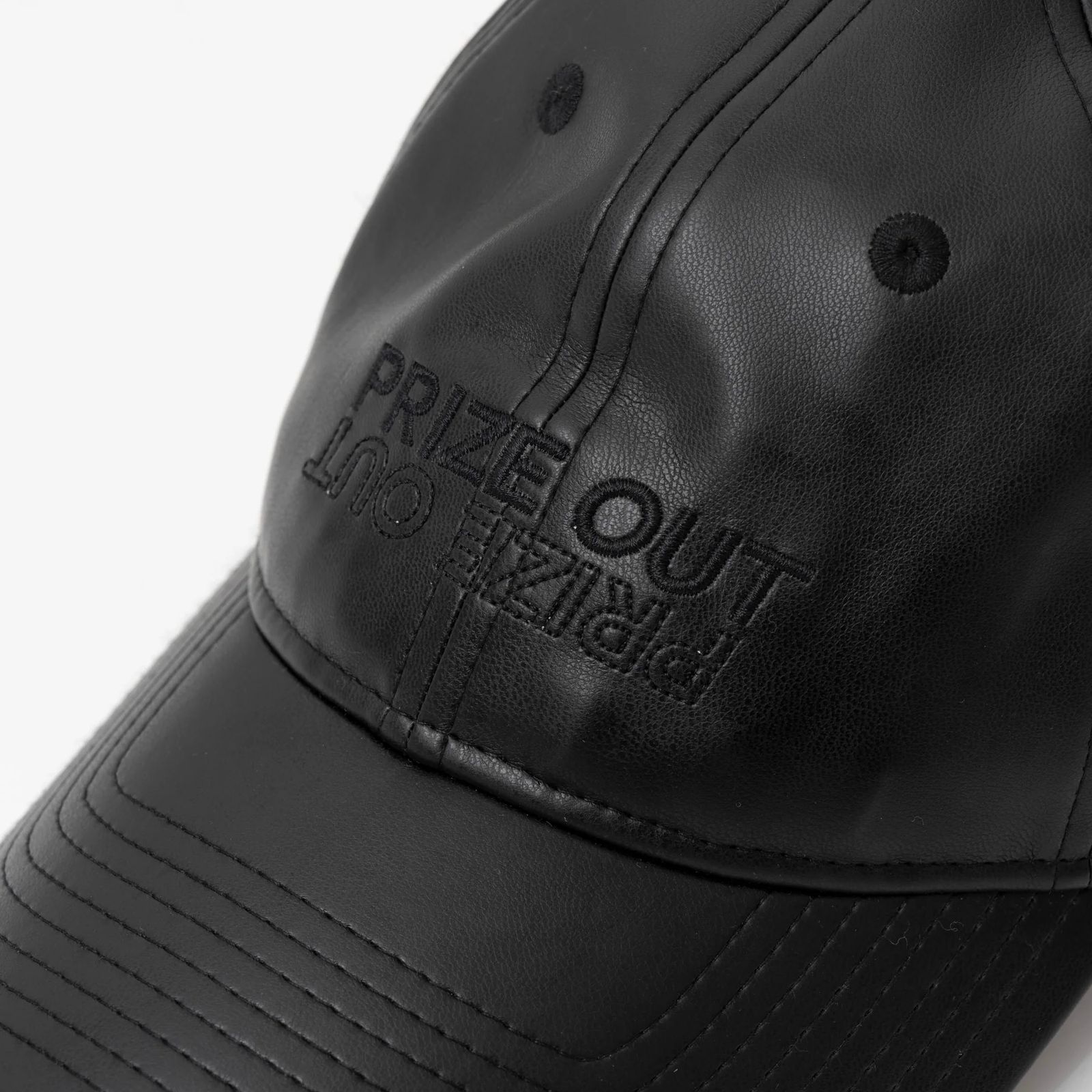【再販売通知受付可能】Prize Out Logo Vegan Leather Cap