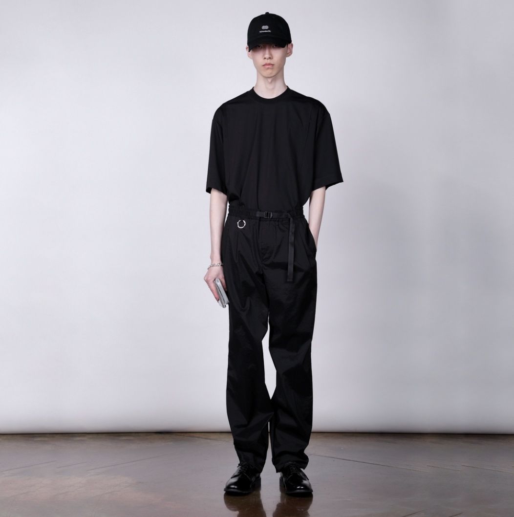 【残り一点】Wide Tailored Pants(QUINN_NYLON)