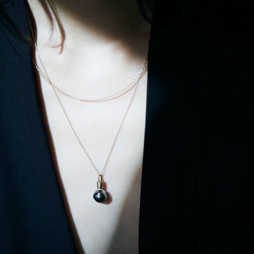 【お取り寄せ注文可能】Black South Sea Pearl Necklace