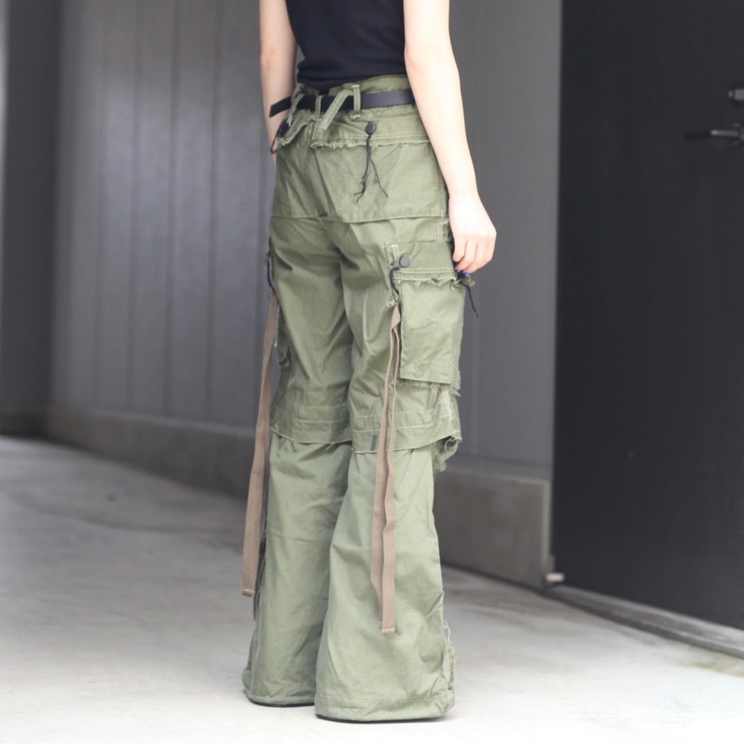 【残りわずか】Slash Seam HBT Cargo(VINTAGE SLEEPING BAG CASE)