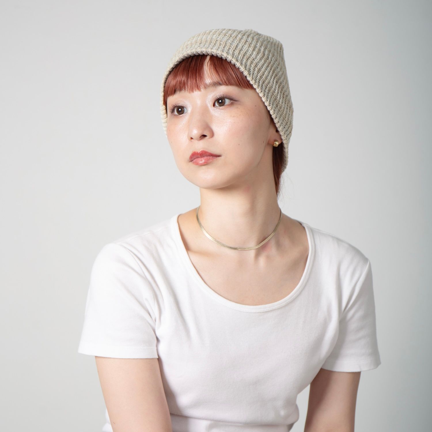 【残り一点】Openwork Border Knit Beanie