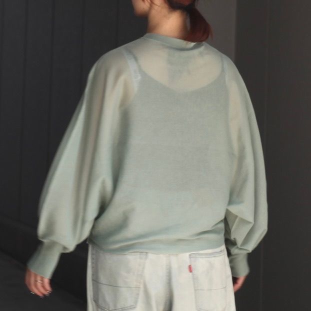 【残り一点】Sheer Dolman Knit Tops