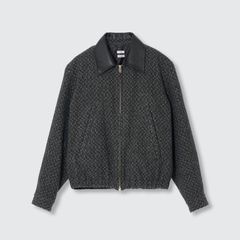【残り一点】Herringbone Tweed Zip Blouson