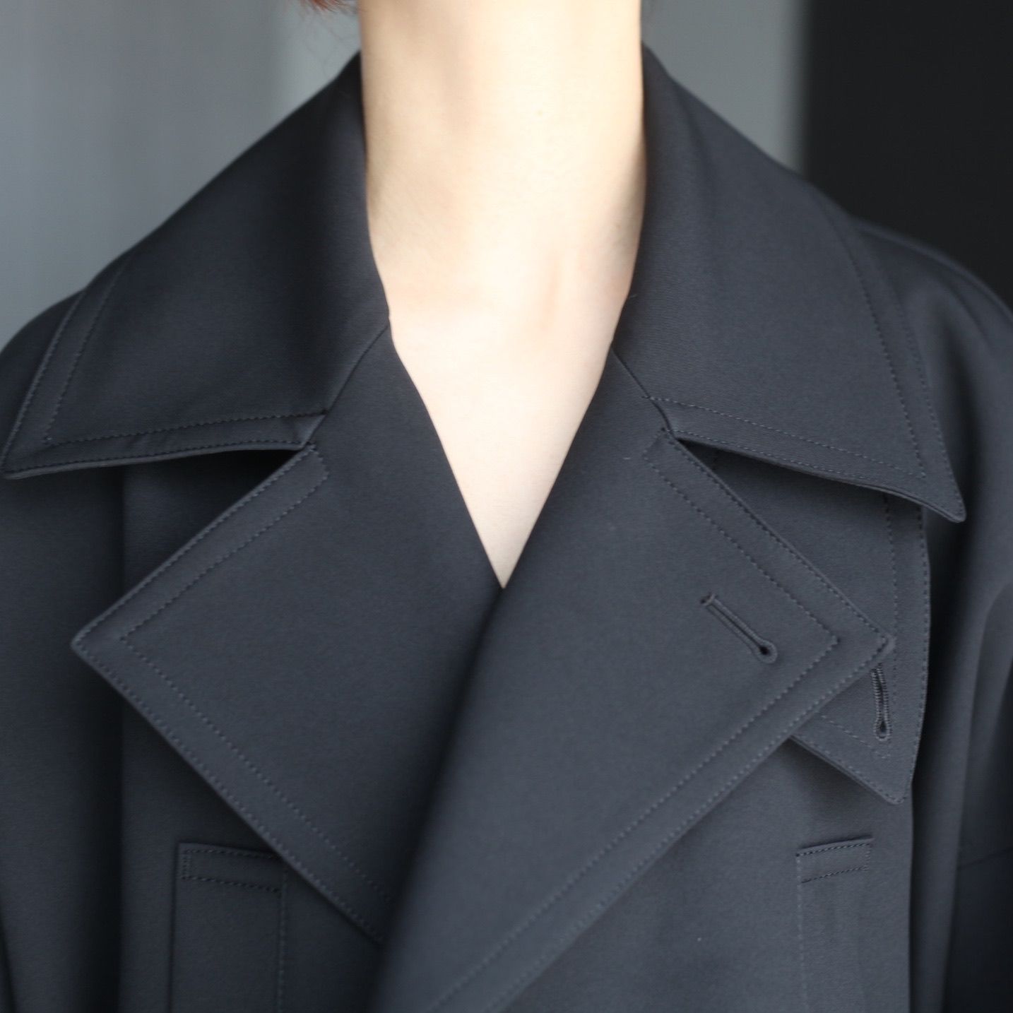 【残り一点】Chin Strap Belt Coat