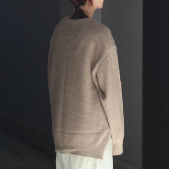【残り一点】Wool/Alpaca Milled Knit Crew Neck LS