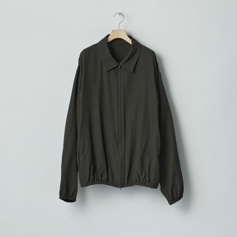 【残りわずか】Wool Silk Collared Zip Jacket