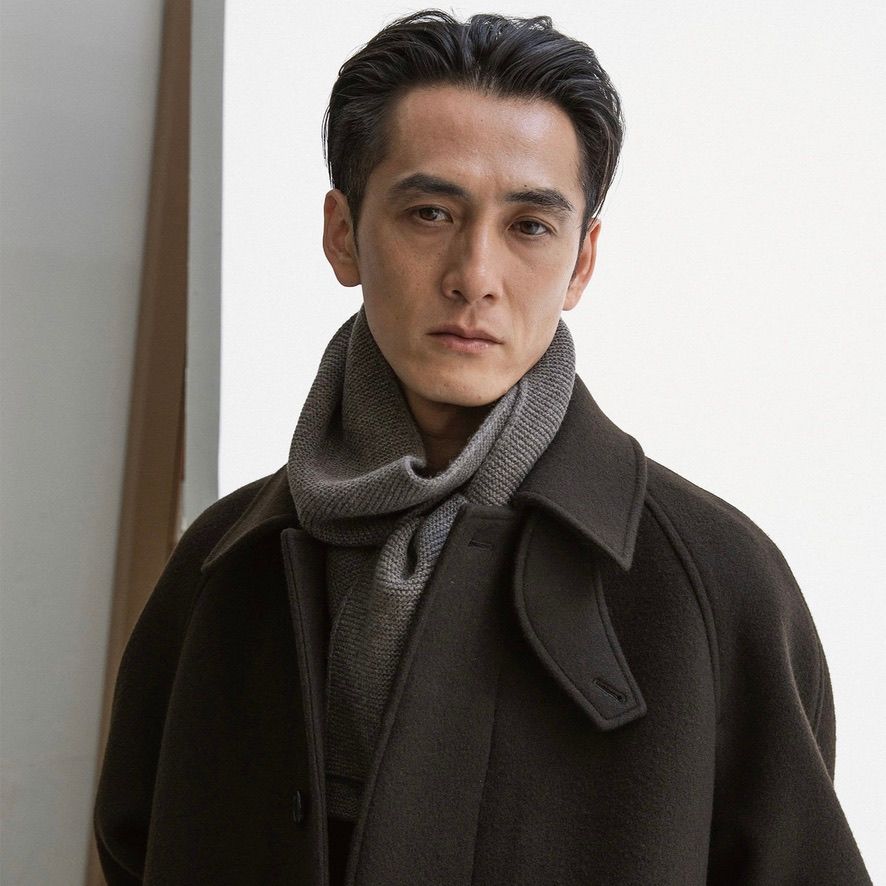 【残り一点】Link Cashmere Muffler