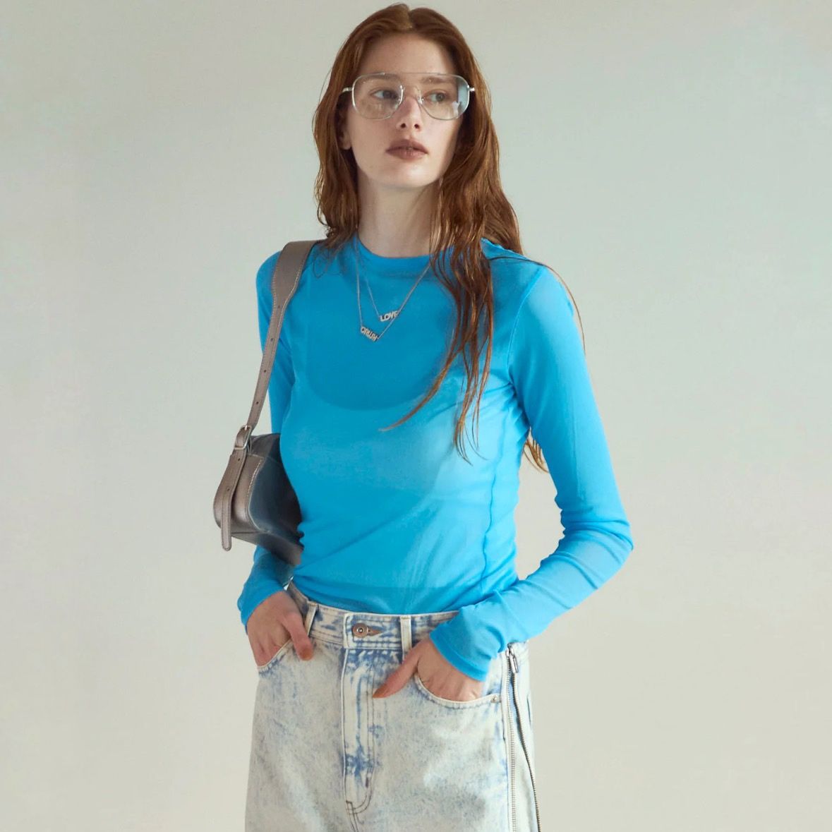 【残りわずか】Premium Power Mesh Crew Top