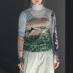 【残り一点】Graphic Mesh Top A