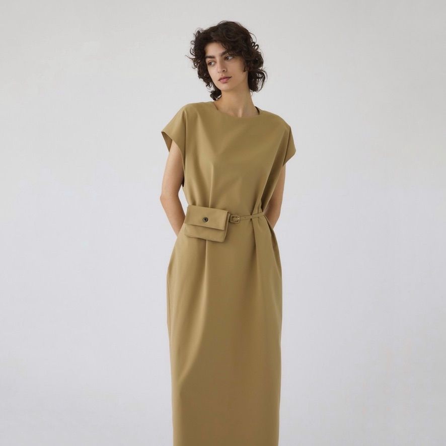 【残り一点】Pochette Belt Set Boat Neck OP