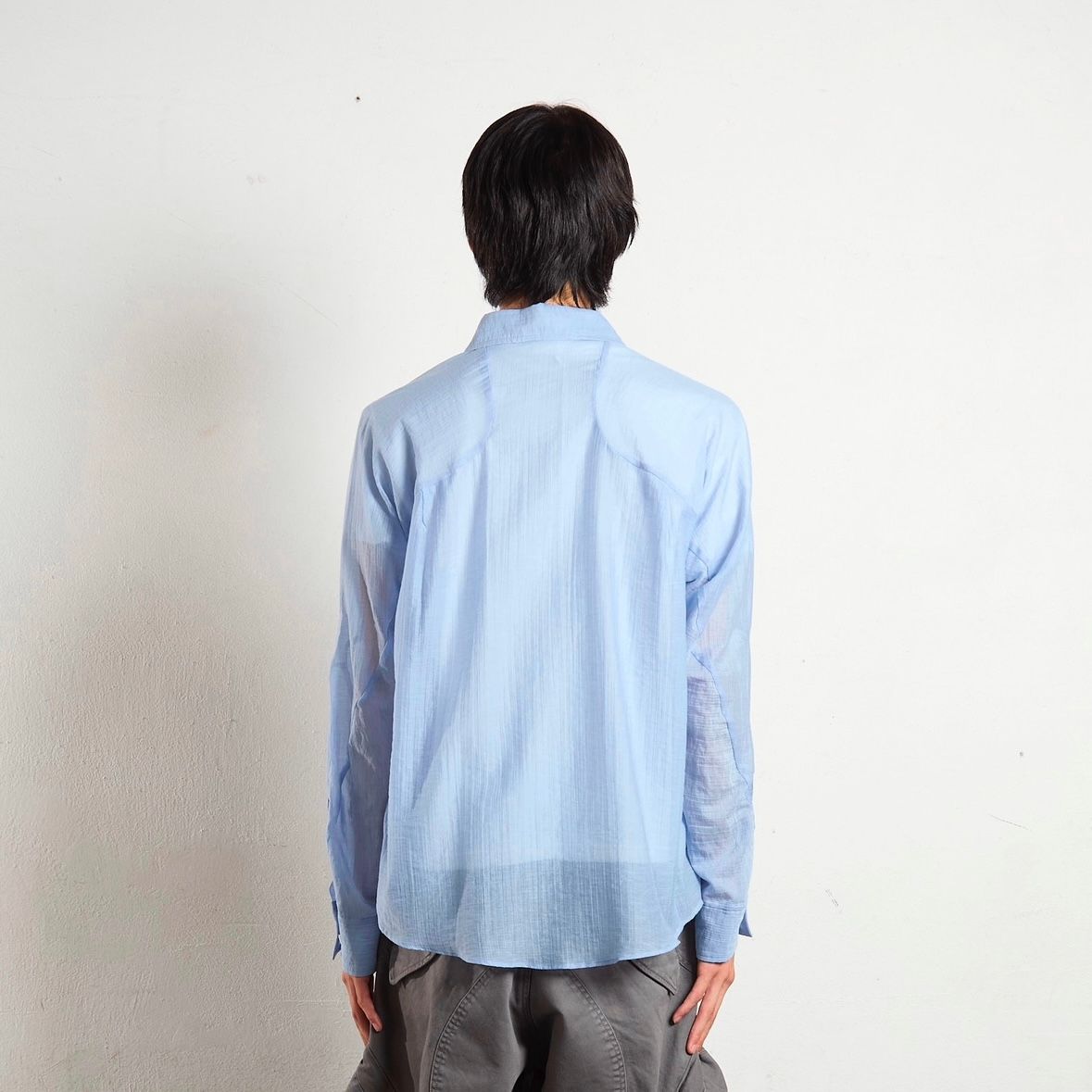 【残り一点】Semi Sheer French Seam Shirt