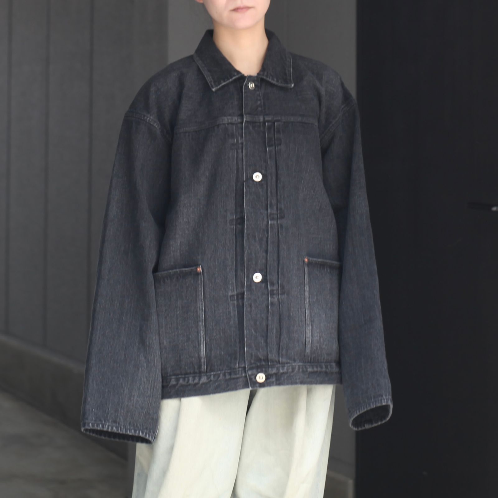 【残り一点】Pleats Jacket(USED FADE)