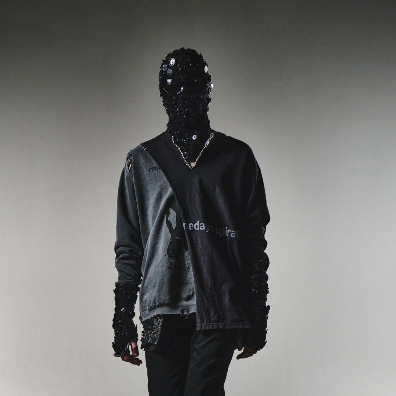 【残り一点】Bootleg Layered Crew Sweat(A MAN'S SHADOW)