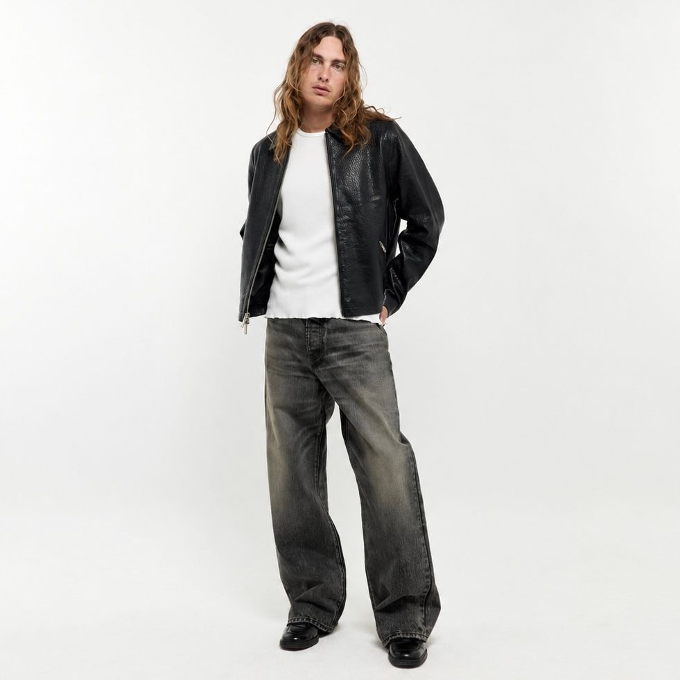 【残りわずか】Mechanic Leather Jacket