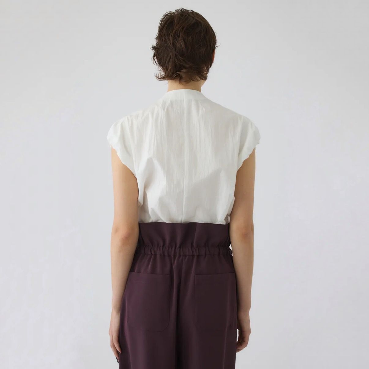 【残り一点】Bottle Neck Volume Blouse