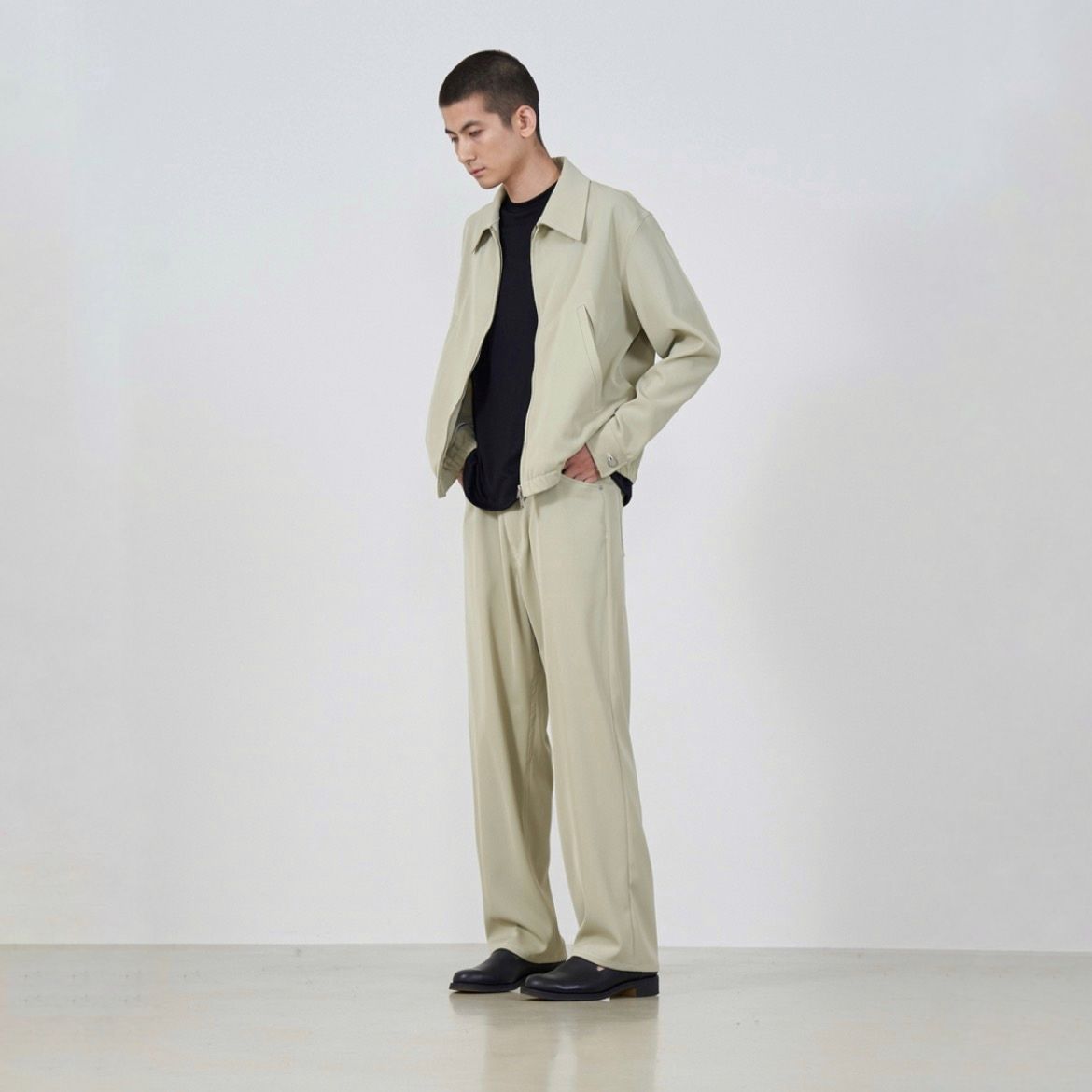 YOKE 24SS 5P wide leg straight pants パンツ