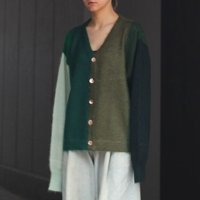 TTT_MSW 21AW Gradation Knit Cardigan S - greatriverarts.com