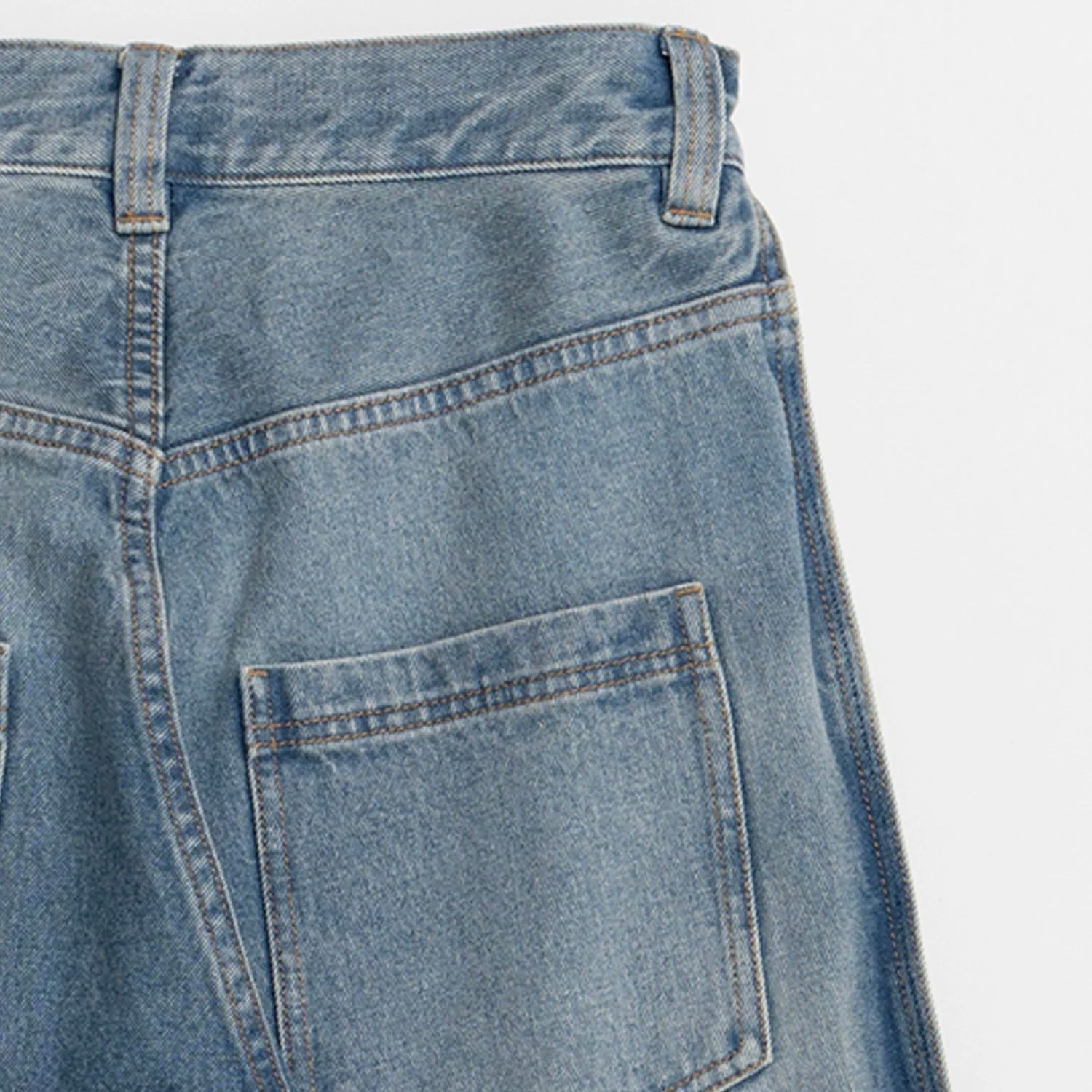 【残り一点】Side-Tuck Cocoon Denim Pants