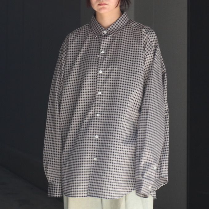 【残り一点】36G Atmosphere Check Shirt