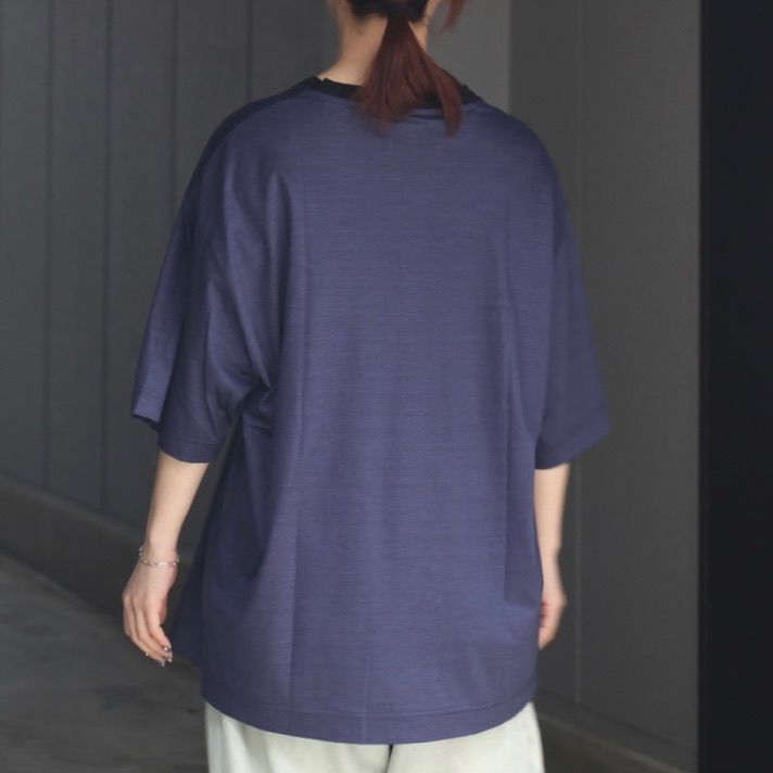 【残り一点】36G Wool Stripe S/S Tee