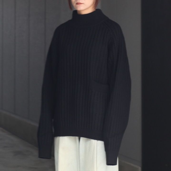 YOKE/ヨーク PATCHWORK RIB SWEATER KNIT ニット YOKE PATCHWORK